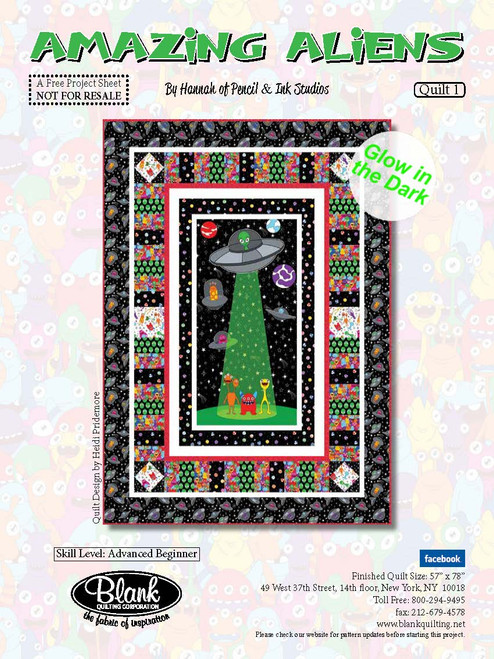 Amazing Aliens! Quilt #1
